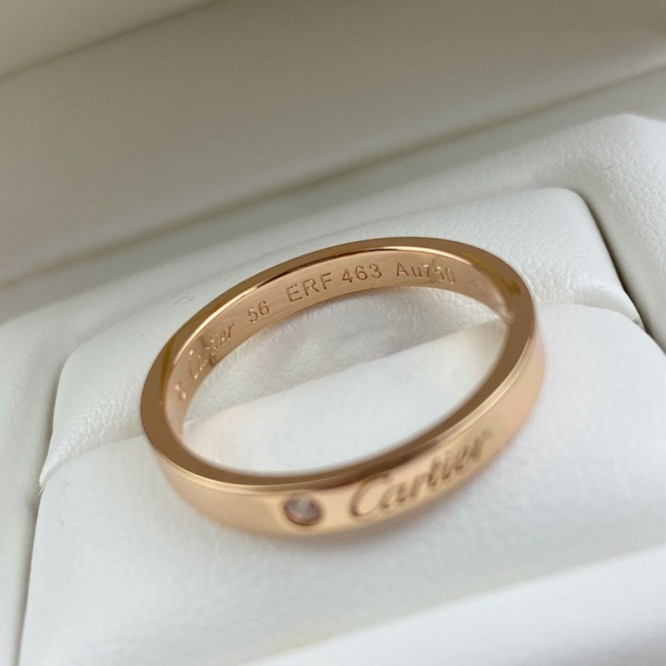 Cartie C DE CARTIER WEDDING BAND C ドゥ カルティエ ウェディング リング
